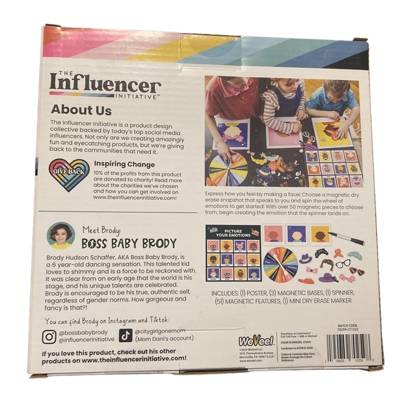 INFLUENCER INITIATIVE LETS COUNT, MAKE A FACE, TWO OF A KIND LEARNING GAMES NEW - Picture 4 of 4